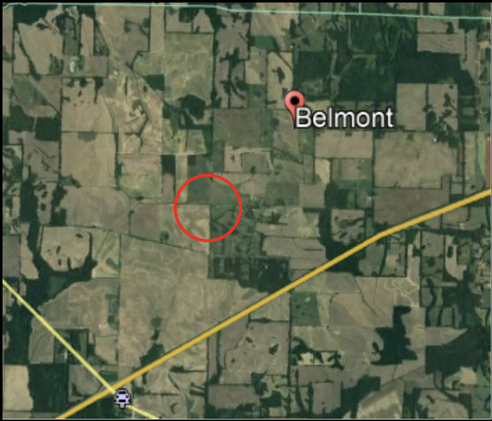 Map of Belmont Battlefield