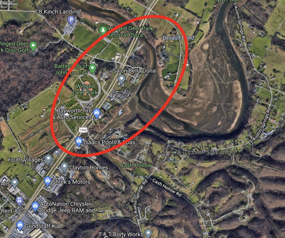 Duvall's Ford Aerial View